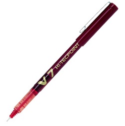 Pilot V5 Hi-tecpoint Pen Red