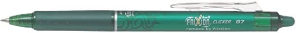 Pilot Frixion Clicker Erasable Rollerball 0.7 mm -green