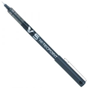 Pilot V5 Hi-tecpoint Pen Black