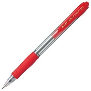 Pilot Super Grip Ball Pen -Red