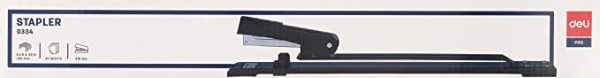 Deli 25 Sheet Long Reach Stapler, Silver