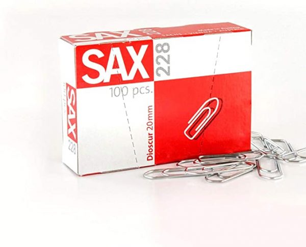 SAX 228 Paper Clip (20mm) 100 Pieces