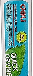 Deli E7287 Correction Pen Easy Uncapping Design