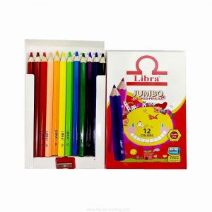 Libra Jumbo Color Pencil, 5. 0 mm lead with Free Sharpener