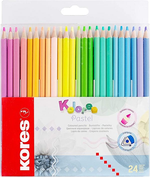 Kores - Kolores Pastel: 24 Coloured Pencils 24pcs