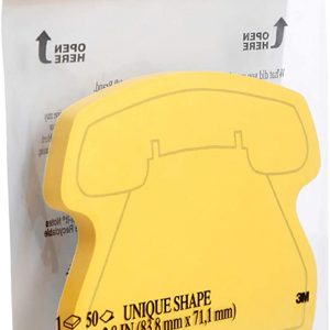 Post-it Unique Shape Sticky Notes - 3.3 x 2.8 inches
