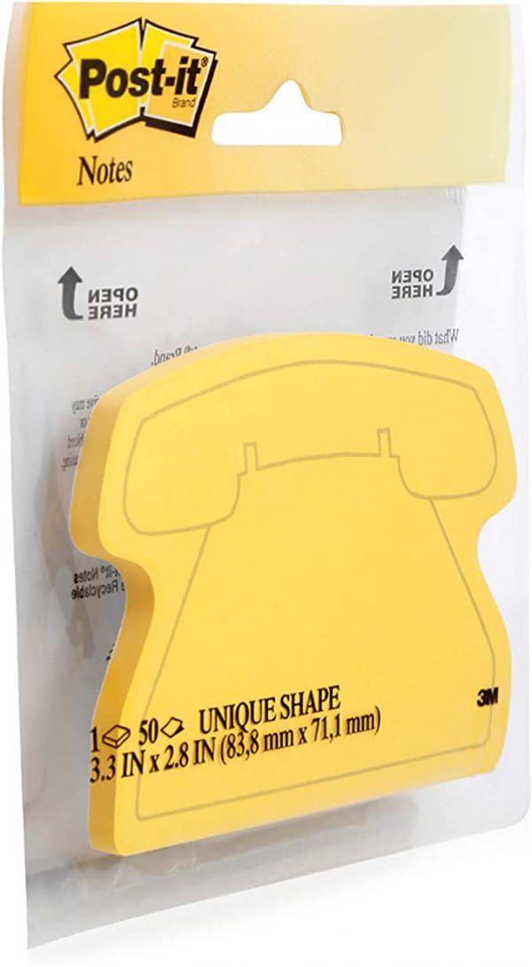 Post-it Unique Shape Sticky Notes - 3.3 x 2.8 inches