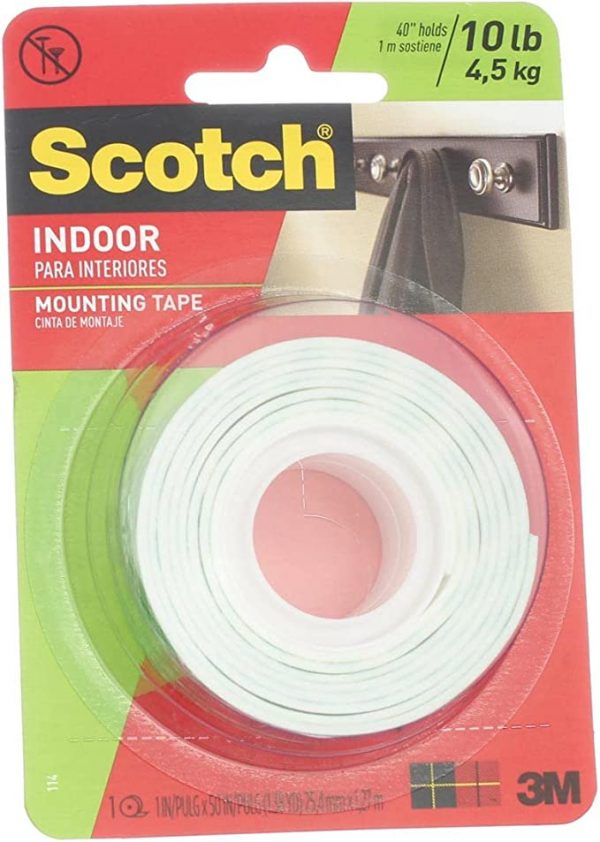 SCOTCH INDOOR PARA INTERIORSMOUNT TAPE 114 HVY DTY
