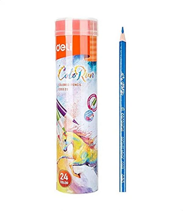 Deli ColoRun Colored Pencil 24-Pieces
