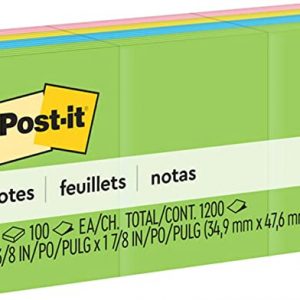 Post-It Notes Ultra Colors 653-Au.1.5 X 2 In (38 Mm X 51 Mm)