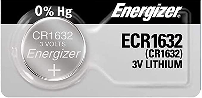 Energizer 3V Lithium Batteries, ECR1632, 1 Count