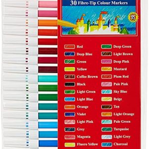 Faber Castell-Sketch Fibre Tip Pens Set Of 30
