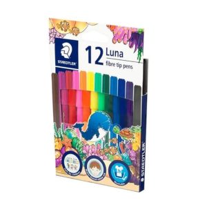 STAEDTLER Fibre Tip Pens - 12 Count
