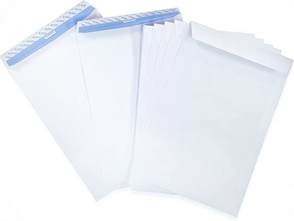 Maxi White Envelope 100gsm 152x100mm 50pcs