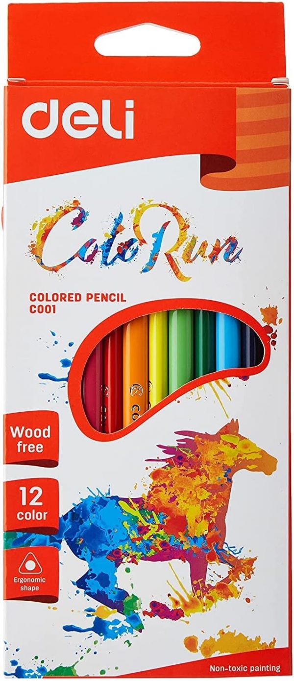 Deli Colored Pencil 12pcs