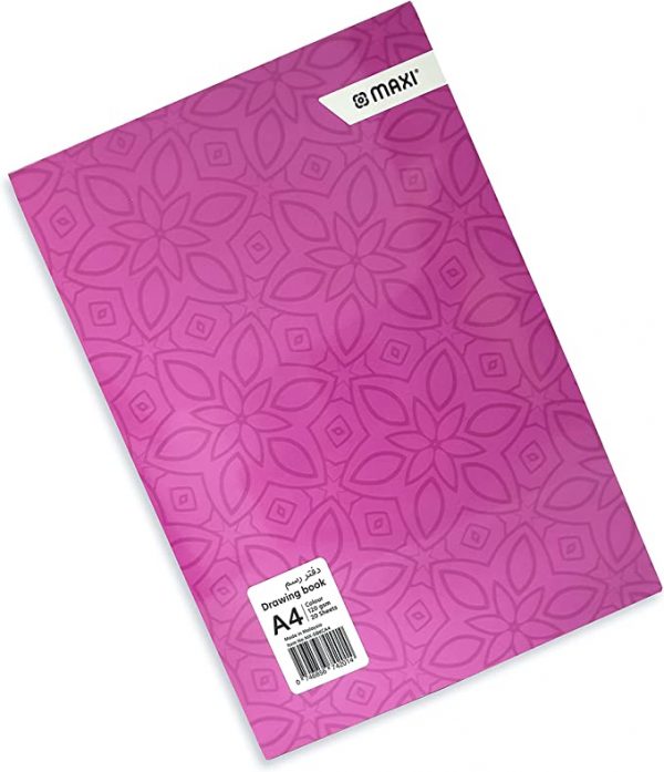 MAXI DRAWING BOOK COLOUR A4  20 SHEETS