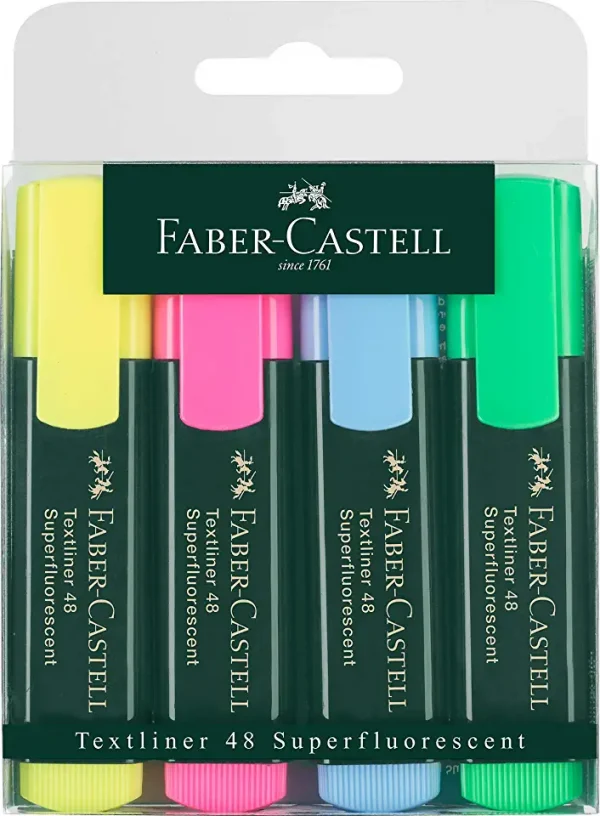 Faber-Castell Classic Highlighter Wallet Of 4