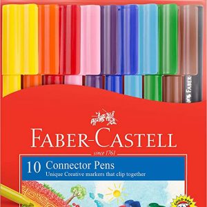 Faber Castell Connector Felt Pen 10 Color, CONNECTOR PEN