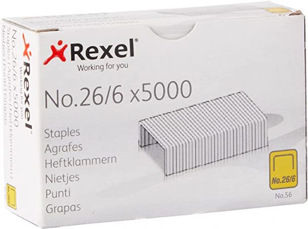 Rexel No.56 26/6 Staples for Standard Staplers