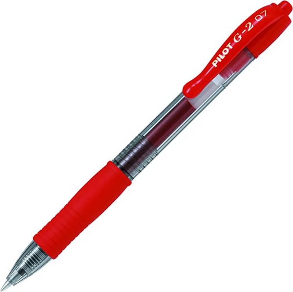 Pilot G207 - Roller Ball Gel Pen 0,7 mm -Red