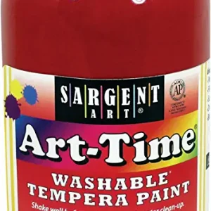 Sargent Art Red Art-Time Washable Tempera Paint