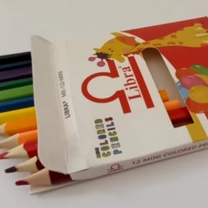 Libra Mini Coloured Pencils 12 colours
