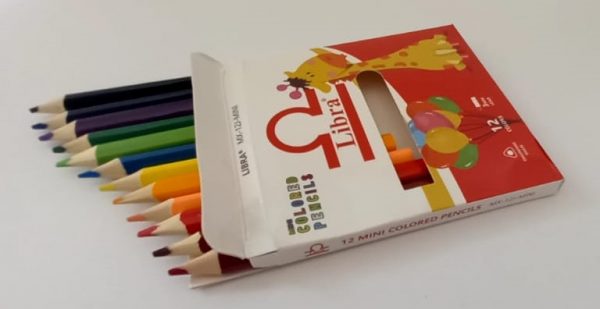 Libra Mini Coloured Pencils 12 colours