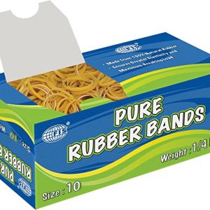 IS FSRB10 Pure Rubber Bands, 10 Size