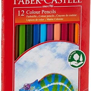 Faber Castell Colours Of Nature Colour Pencils 12 Colour In A Cardboard Box,Assorted Designs, 114416