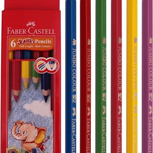 Faber-Castell Jumbo Color Pencil 6-Pieces