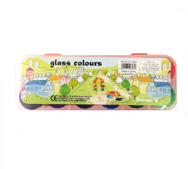 Flammingo Glass Colours 12pcs