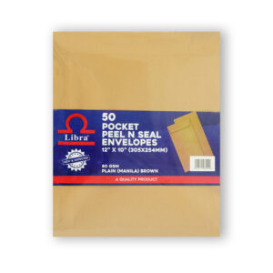 Libra Brown Envelope 12x10 80gsm 50pcs